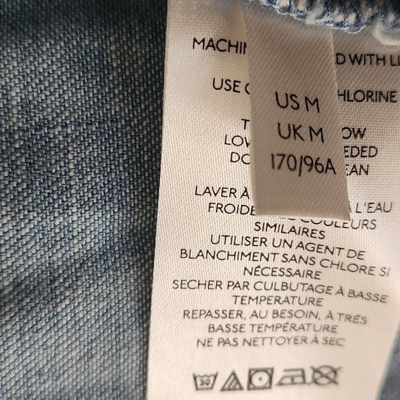 Free People Denim Look Dress. NWT. Size Medium - Picture 12 of 12